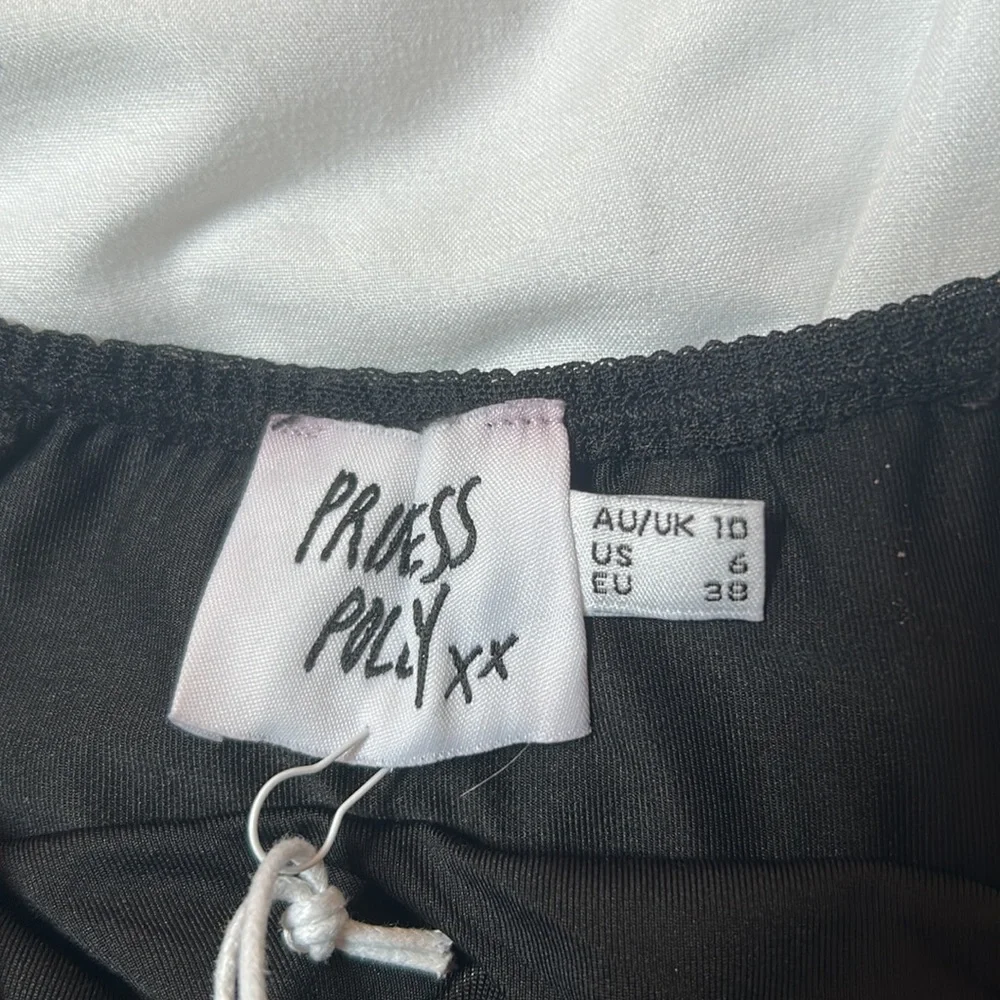 Princess Polly Black I want you Mini Dress Bodycon NWT - Picture 3 of 5